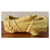 LLBR - Three Vintage McCoy Planters including a Vintage McCoy Pottery Log Planter