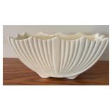 LLBR - Two Vintage White McCoy Planters