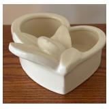 LLBR - Two Vintage White McCoy Planters