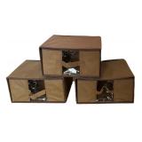 MB - Three Fabric Storage Bins