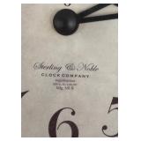 LR - Three Decorative Clocks by Sterling & Noble, Crosley and More