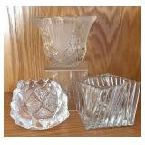 LR - Crystal and Clear Glass Votive Candle Holders