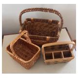 LR - Three-Piece Wicker Basket Set