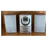 LR - TEAC CD/Cassette Micro System with 2-Way Speakers Model: EX-M3