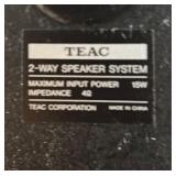 LR - TEAC CD/Cassette Micro System with 2-Way Speakers Model: EX-M3