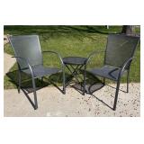G - Outdoor Patio Table & Two Chairs Set