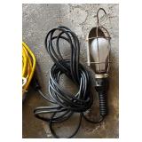 G - Craftsman 3/8 in Drill, Ryobi Screw Driver, Shop Light & Assorted Extension Cords