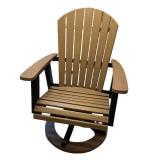 Outdoor Poly Patio Chairs - Slatted Back Chair & Adirondack Chair