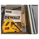 G - DeWALT DW744 10-in Table Saw with Craftsman Guide Master Push Shoe & Manual