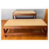 Pair of Vintage Walnut Tables