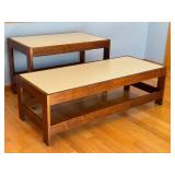 Pair of Vintage Walnut Tables