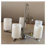 K - Patriot Lighting 5-Light Indoor Chandelier MV2439SN Satin Nickel Finish