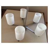 K - Patriot Lighting 5-Light Indoor Chandelier MV2439SN Satin Nickel Finish