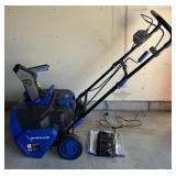 G - Snow Joe Cordless 40V Snow Blower with Battery, Charger & Manual