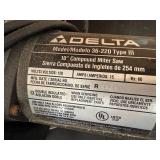 G - Delta 10-Inch Compound Miter Saw Model 36-220 Type III