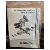 G - Delta 10-Inch Compound Miter Saw Model 36-220 Type III