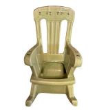 K1 - Vintage McCoy Vintage Rocking Chair Planter - Light Green Ceramic