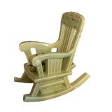 K1 - Vintage McCoy Vintage Rocking Chair Planter - Light Green Ceramic