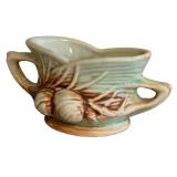 K2 - Vintage McCoy Pine Cone Tea Set - Teapot With Lid & Cups, 1940s Brown & Green Glaze