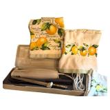 K1 - Electric Knife Set with Towels & Trivet - Kitchen Essentials