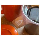 K - Assorted Tea Time Teaware - Teapot, Tea Canisters & Trivet, Pre-Owned