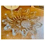 K - Home Decor Frames, Battery-Operated Candles (6-Inch) & Glass Dish 9.5-Inch