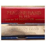 K2 - Vintage M. Hohner Marine Band No. 365 & 34B Harmonicas (Lot of 2) - Made in Germany