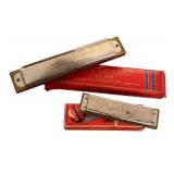 K2 - Vintage M. Hohner Marine Band No. 365 & 34B Harmonicas (Lot of 2) - Made in Germany
