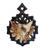 K1 - Vintage McCoy Pottery Lovebirds Wall Pocket - Vintage Ceramic Wall Decor