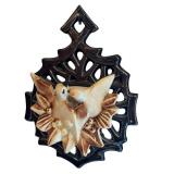 K1 - Vintage McCoy Pottery Lovebirds Wall Pocket - Vintage Ceramic Wall Decor