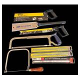 G - Stanley HardTooth Hacksaw Blades & Assorted Cutting Tools - Mixed