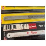 G - Stanley HardTooth Hacksaw Blades & Assorted Cutting Tools - Mixed
