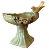 LLR - McCoy Pottery Vintage Bird & Squirrel Planters, Wall Pockets & Bird Bath (Lot of 5)