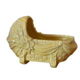 LLR - Nelson McCoy Lamb Planters & Baby Bassinet Flower Planter - Vintage McCoy Pottery (Lot of 3)