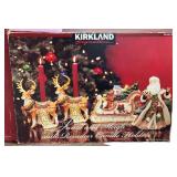 LLR - Decorative Angel Finials Set of 3 - Kirkland Signature Santa & Reindeer Candle Holders