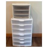 LLR - Sterilite Plastic Storage Drawer Units (Lot of 3)