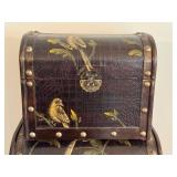 LLR - Decorative Nesting Trunks - Bird Motif Lacquer Finish