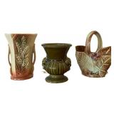 LLR - Vintage McCoy Pottery & Floraline Vase (Lot of 3) - Vintage 1940s-50s