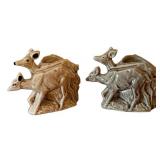 LLR - Vintage McCoy Fawn Planters (Lot of 2)