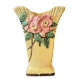 LLR - McCoy Blossom Time Wall Pocket & Vases (Lot of 3) - Vintage 1940s-1950s
