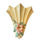 LLR - McCoy Blossom Time Wall Pocket & Vases (Lot of 3) - Vintage 1940s-1950s
