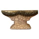 LLR - Vintage Mid Century McCoy Grecian Line Planters (Lot of 4) Crackle Glaze