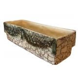 LLR - Vintage Mid Century McCoy Grecian Line Planters (Lot of 4) Crackle Glaze