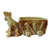 LLR - McCoy Vintage Art Pottery Dog Planter