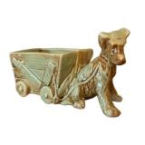LLR - McCoy Vintage Art Pottery Dog Planter