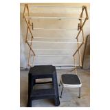 G - Drying Rack - Two Step Stools (Lot of 3)