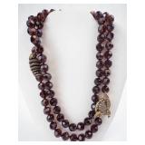 Heidi Daus Double-Strand Beaded Necklace with Serpent Clasp (Includes Heidi Daus Box: Not Shown)