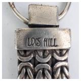 Lois Hill STERLING SILVER Indonesia Chainmail Key Chain