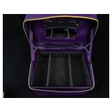 Travel Jewelry Case with Mirror - 2 Small Jewelry Travel Boxes (Lot of 3)