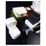 Assorted Jewelry Boxes & Cases - Mixed Lot of Presentation Boxes -Used